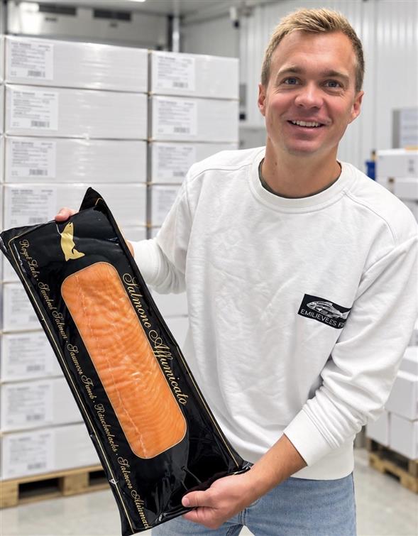 🍣 JA TAK KOLDRØGET SKIVESKÅRET LAKS 1KG. 🍣